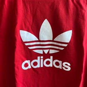 Red Adidas T shirt
